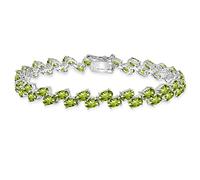 GemStar USA Argent 925 Argent sterling oval Péridot