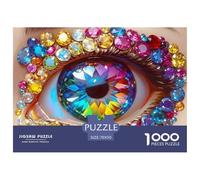 Gemstone Eye Art Pièces Découpées avec Précision Carton Écologique, Idéal pour Réduire Le Stress Et La Calme Mentale Au Quotidien 70x50cm/1000pcs