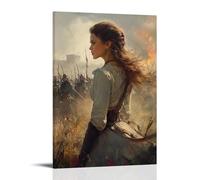 GEMTOFNMA Mary Steps Onto A Battlefield And Every Weapon Falls Silent, The Soldiers Forgetting Their Anger in Her Rege. Décoration murale contemporaine - Poster décoratif à suspendre 40 x 60 cm