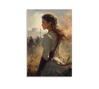 GEMTOFNMA Mary Steps Onto A Battlefield And Every Weapon Falls Silent, The Soldiers Forgetting Their Anger in Her Rege. Décoration murale contemporaine - Poster décoratif à suspendre 30 x 45 cm