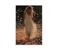 GEMTOFNMA Mary Walks Barefoot through The Ashes of War, Singing Softly, And The Ground Beneath Her Begins to Bloom. Décoration murale contemporaine - Poster décoratif à suspendre 40 x 60 cm