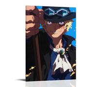 GEMTOFNMA One Piece Sabo's Under The Hat Brim Papier peint mural contemporain - Poster décoratif à suspendre 50 x 75 cm