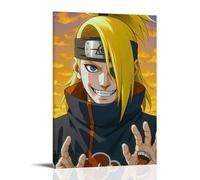 GEMTOFNMA Poster contemporain Naruto Deidara's Orange - Arrogance de la flamme - Poster décoratif à suspendre - 50 x 75 cm