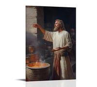 GEMTOFNMA Poster contemporain The Temple Cleanser, Christ Purifying Gods House - Poster décoratif à suspendre 40 x 60 cm