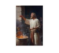 GEMTOFNMA Poster contemporain The Temple Cleanser, Christ Purifying Gods House - Poster décoratif à suspendre 60 x 90 cm