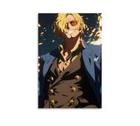 GEMTOFNMA Poster mural contemporain One Piece Sanji's Cool Sunglasses Show - 30 x 45 cm