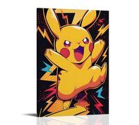 GEMTOFNMA Poster Pokémon Pop - Art Style Pikachu contemporain - Poster décoratif à suspendre - 60 x 90 cm