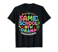 Gen Alpha Slang Back to School Same School New Drama Funny T-Shirt