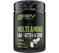 GEN GERMAN ELITE NUTRITION Multi Amino-EAA Pattern Code - 500 Comprimés | 1000 mg chacun - Formule Human Code - Tous les 8 Acides Aminés Essentiels - De la Fermentation Végétale - Haute dose - Vegan