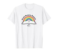 Gen V Read, Return, Repeat Rainbow Library Sign TV Show T-Shirt