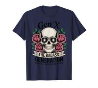 Gen X Badass Generation Before Sissies Were Born Crâne drôle T-Shirt