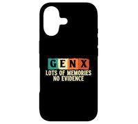 Gen X Beaucoup de Souvenirs sans preuves - Génération X Gen Xer Coque pour iPhone 17