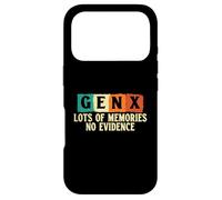 Gen X Beaucoup de Souvenirs sans preuves - Génération X Gen Xer Coque pour iPhone 17 Pro