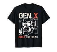 Gen X construit différentes Attitudes de crâne Vintage T-Shirt
