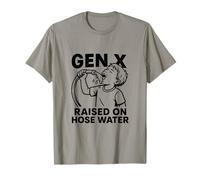 GEN X - Élevé sur Tuyau d'eau - Humour Xennial - Années 70, 80, 90 T-Shirt