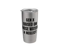 Gen X Generation X Perfect Funny 70s 80s Humour Gobelet isotherme en acier inoxydable double paroi