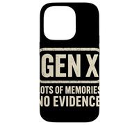 Gen X Lots of Memories Nostalgie Rétro Génération X Années Coque pour iPhone 14 Pro