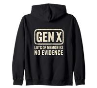 Gen X Lots of Memories Nostalgie Rétro Génération X Années Sweat à Capuche