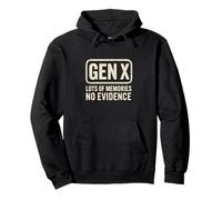 Gen X Lots of Memories Nostalgie Rétro Génération X Années Sweat à Capuche