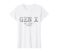 Gen X on s'en fout Funny Generation X T-Shirt Graphique avec Valeur
