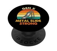 Gen X Slide Strong - Génération X Gen Xer Nostalgie PopSockets PopGrip Adhésif