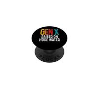 Gen X Soulevé sur Tuyau Eau Humour Humour Rétro Génération X PopSockets PopGrip Adhésif