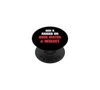 Gen X surélevé sur l'eau du Tuyau et négligence génération X Humour PopSockets PopGrip Adhésif