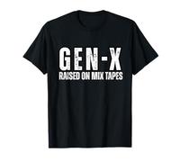 Gen-X, T-shirt humoristique Mix Tapes, Vintage Generation X Adultes T-Shirt