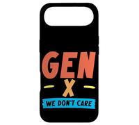 Gen X We Don't Care Attitude Personnalité Coque pour iPhone Air
