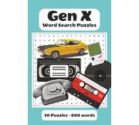 Gen X Word Search Puzzles: Fun and Nostalgic Word Searches about Gen X, Pop Culture, Music, Movies, and More | 6x9 inches, 50 puzzles | Great for a Gift, Vacation, or to Pass the Time