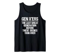 Gen X'ers: La dernière Grande génération... Donne drôle Gen X Débardeur