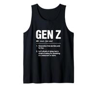 Gen Z Funny Dictionary Definition Introverti Relatable Joke Débardeur