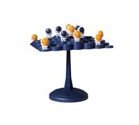 GEN:ZAI Jeu d'arbre d'équilibre astronaute - Jouet empilable et équilibrant sur le thème de l'espace avec figurines d'astronaute, dés et toupie - Jeu de fête amusant pour enfants et adultes