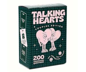 GEN:ZAI Talking Hearts Jeu édition Couples - 200 questions - Réfléchi et ludique - Rendez-vous amoureux - Saint-Valentin - Connexion plus profonde