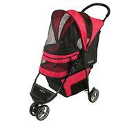 Gen7Pets Regal Plus Poussette pour chien - Poussette Raspberry Sorbet pour animal domestique, rose, 1 pièce