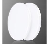 genatu Plafonnier LED Salle de Bain 2-Pack IP65 | 17W 2335lm Équiv.150W | 4000K Blanc Jour Ø22cm