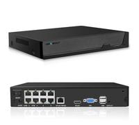 GENBOLT NVR PoE 4K, Système d'enregistrement vidéo réseau pour caméra de sécurité 10 canaux, Support Les caméras IP PoE HD 8MP/5MP/4MP/1080P, Enregistrement de Surveillance 24h/7 (Aucun Disque Dur)