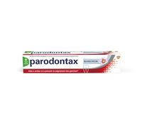Gencives protégées et dents blanches avec PARODONTAX Dentifrice Blancheur quotidien au fluor et bicarbonate de sodium, tube de 75mL - Lot de 3