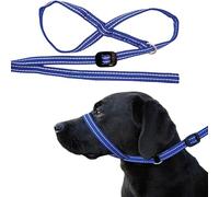 Gencon - Laisse et licol anti-traction tout-en-un pour chien - Approuvé par les dresseurs - Figure de 8 - Laisse pour chien avec poignée à boucle douce - Contrôle en douceur - Main droite - Lavable
