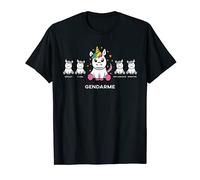 Gendarme licorne amusante pour les employés T-Shirt