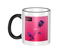 Gendecicco Guetta DJ Music David Mug Céramique 330ml - Tasse Café Thé avec Bord Coloré - Accessoire Musique DJ Électronique - Cadeau Fans de Concert Festival