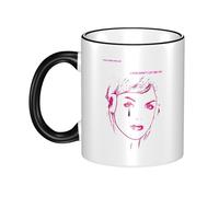 Gendecicco Guetta DJ Music David Mug Céramique 330ml - Tasse Café Thé avec Bord Coloré - Accessoire Musique DJ Électronique - Cadeau Fans de Concert Festival