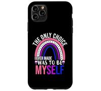 Gender-Fluid Gay Pride Sayings LGBT Genderfluid Drapeau Arc-en-Ciel Coque pour iPhone 11 Pro Max