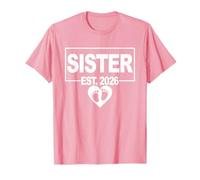 Gender Reveal 2026 - Fille - First Time Sister to Be T-Shirt