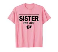 Gender Reveal 2027 - Girl - First Time Sister to Be T-Shirt