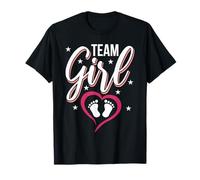 Gender Reveal Baby Shower Team Girl Baby Party It's a Girl T-Shirt