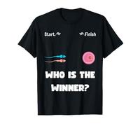 Gender Reveal Funny Who's the Winner, Guess What? Grossesse T-Shirt
