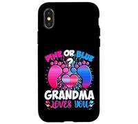 Gender Reveal Grandma Team, Rose ou Bleu, qu'en Pensez-Vous ? Coque pour iPhone X/XS