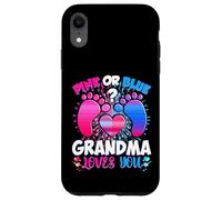 Gender Reveal Grandma Team, Rose ou Bleu, qu'en Pensez-Vous ? Coque pour iPhone XR