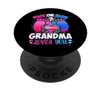 Gender Reveal Grandma Team, Rose ou Bleu, qu'en Pensez-Vous ? PopSockets PopGrip Adhésif